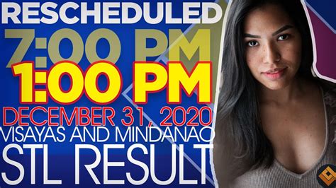 STL Result December 31, 2020 Visayas, Mindanao.